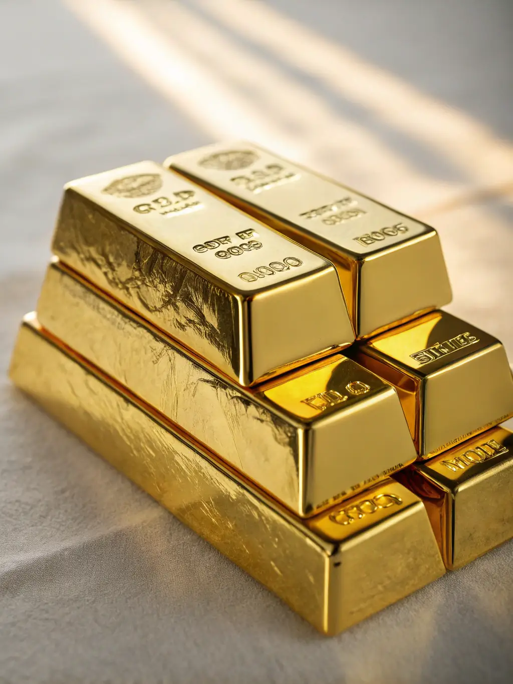 A gold bar with the Union Jack subtly reflected on its surface, symbolizing alternative investments in the UK.